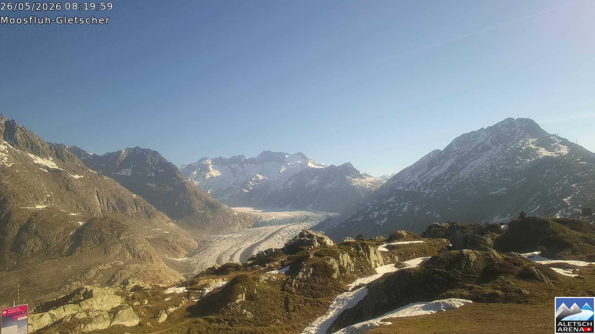 Archived image Webcam Moosfluh, Riederalp