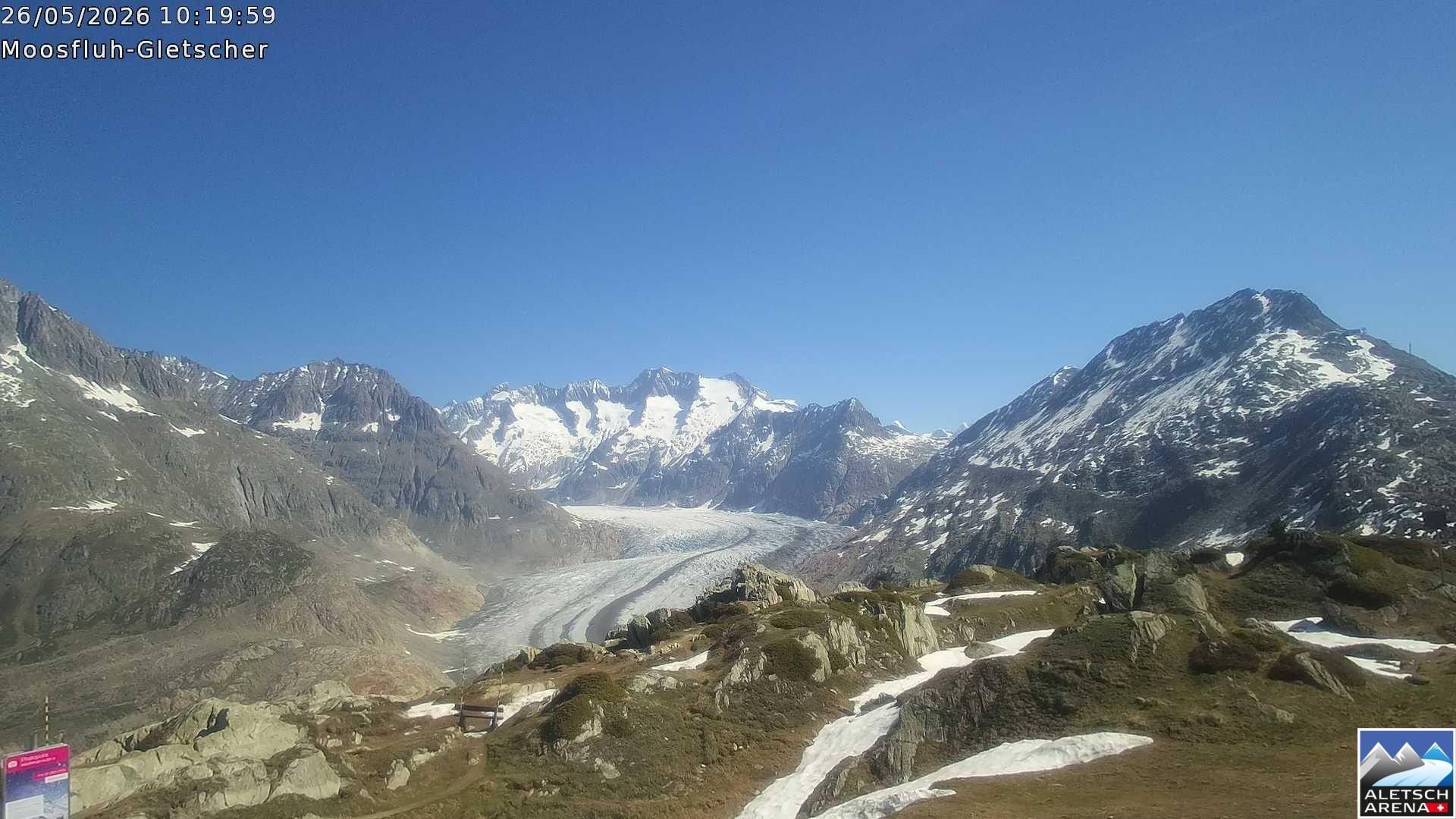 Archived image Webcam Moosfluh, Riederalp