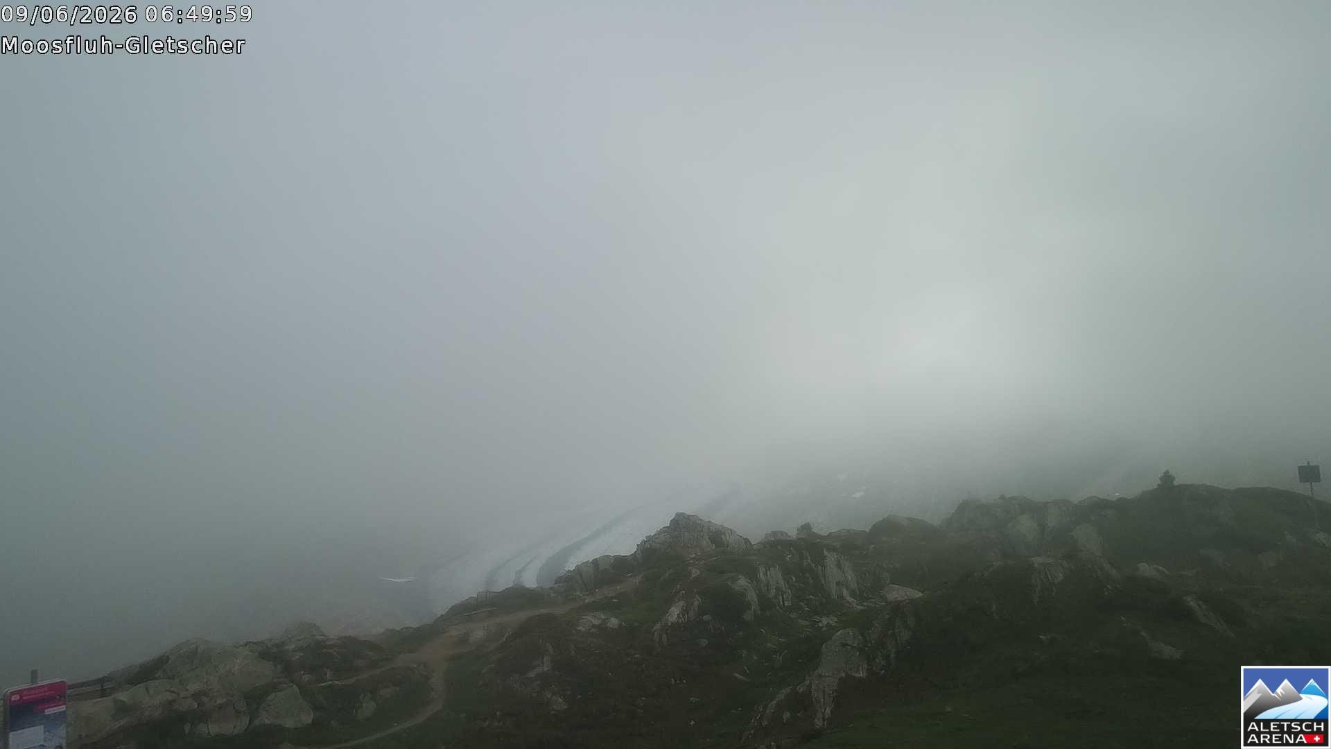 Archived image Webcam Moosfluh, Riederalp