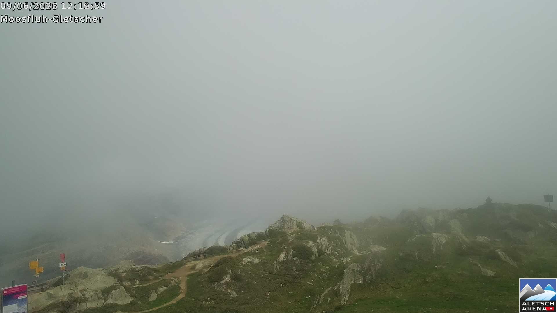Archived image Webcam Moosfluh, Riederalp