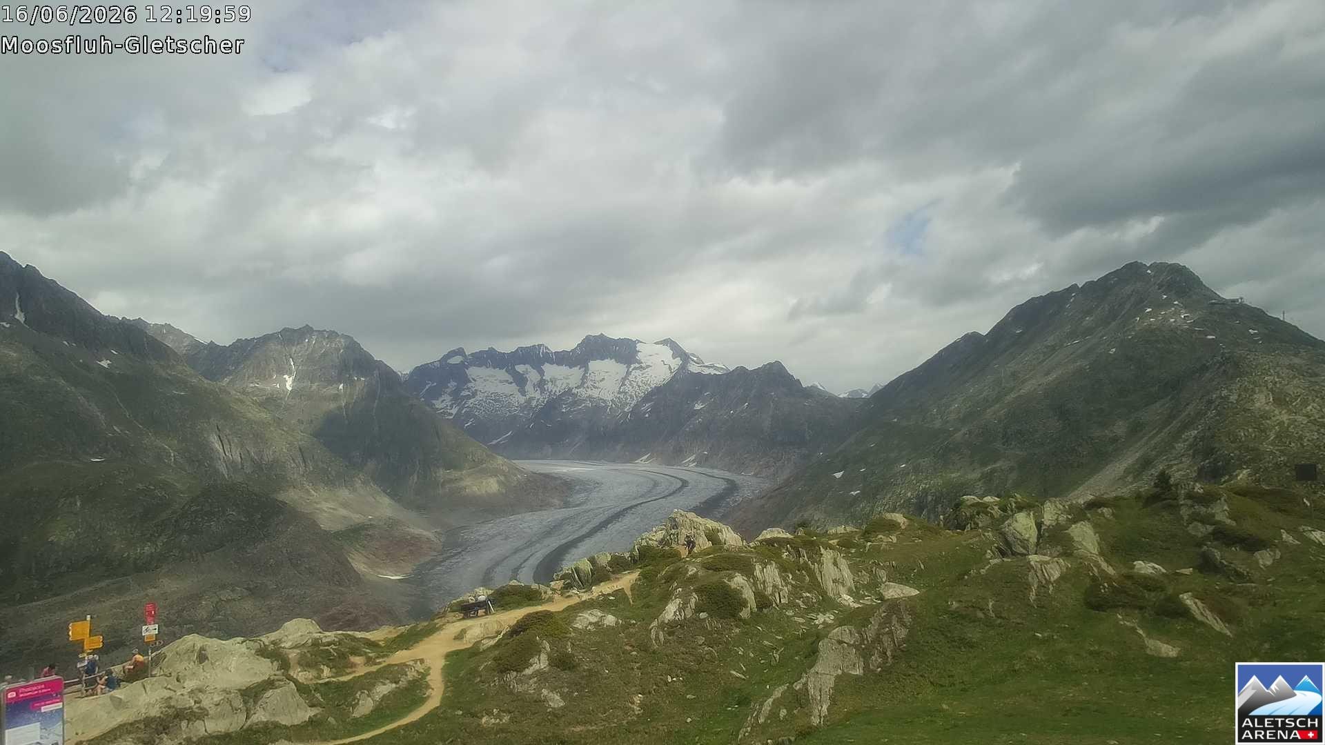 Archived image Webcam Moosfluh, Riederalp