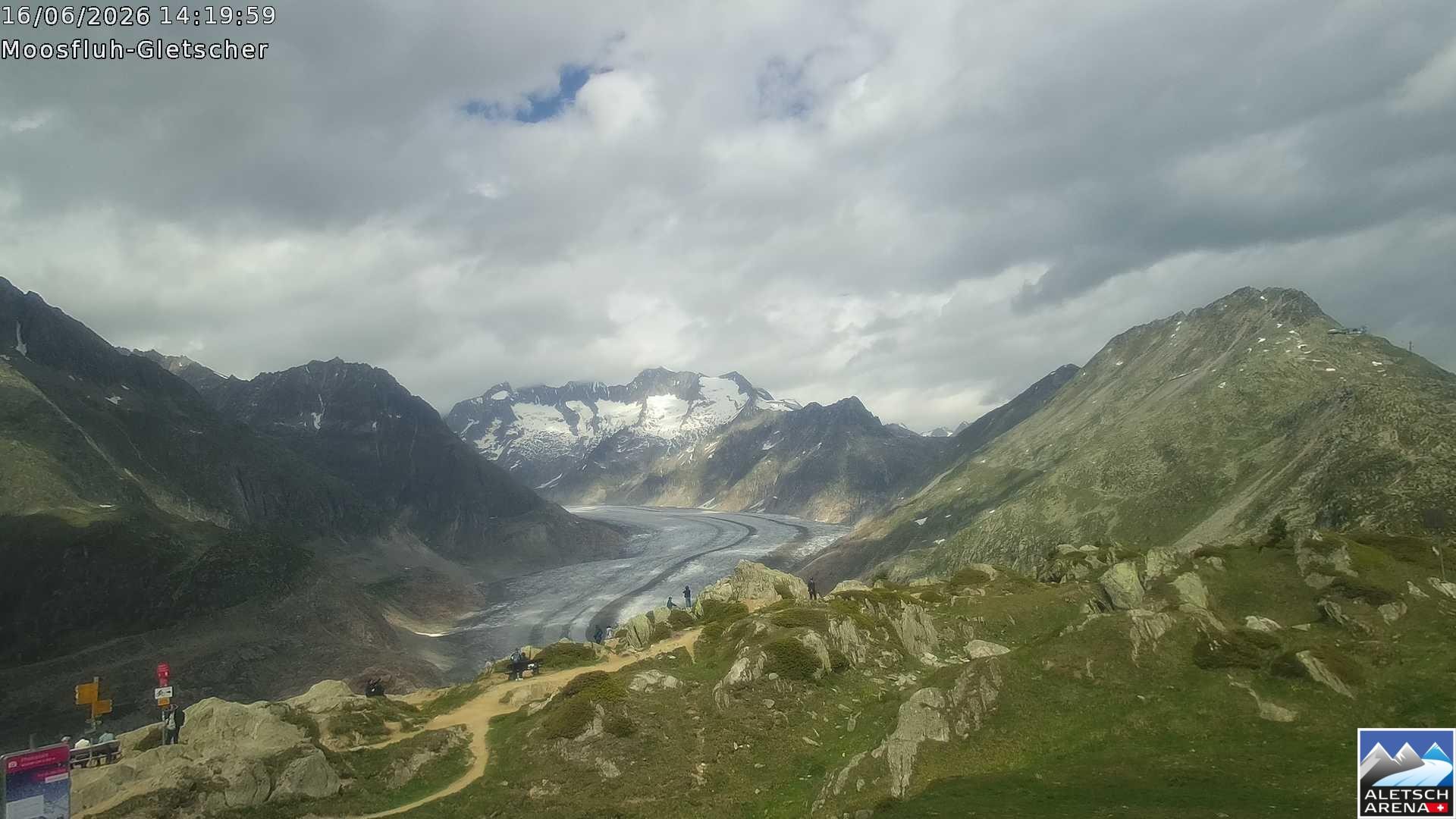 Archived image Webcam Moosfluh, Riederalp