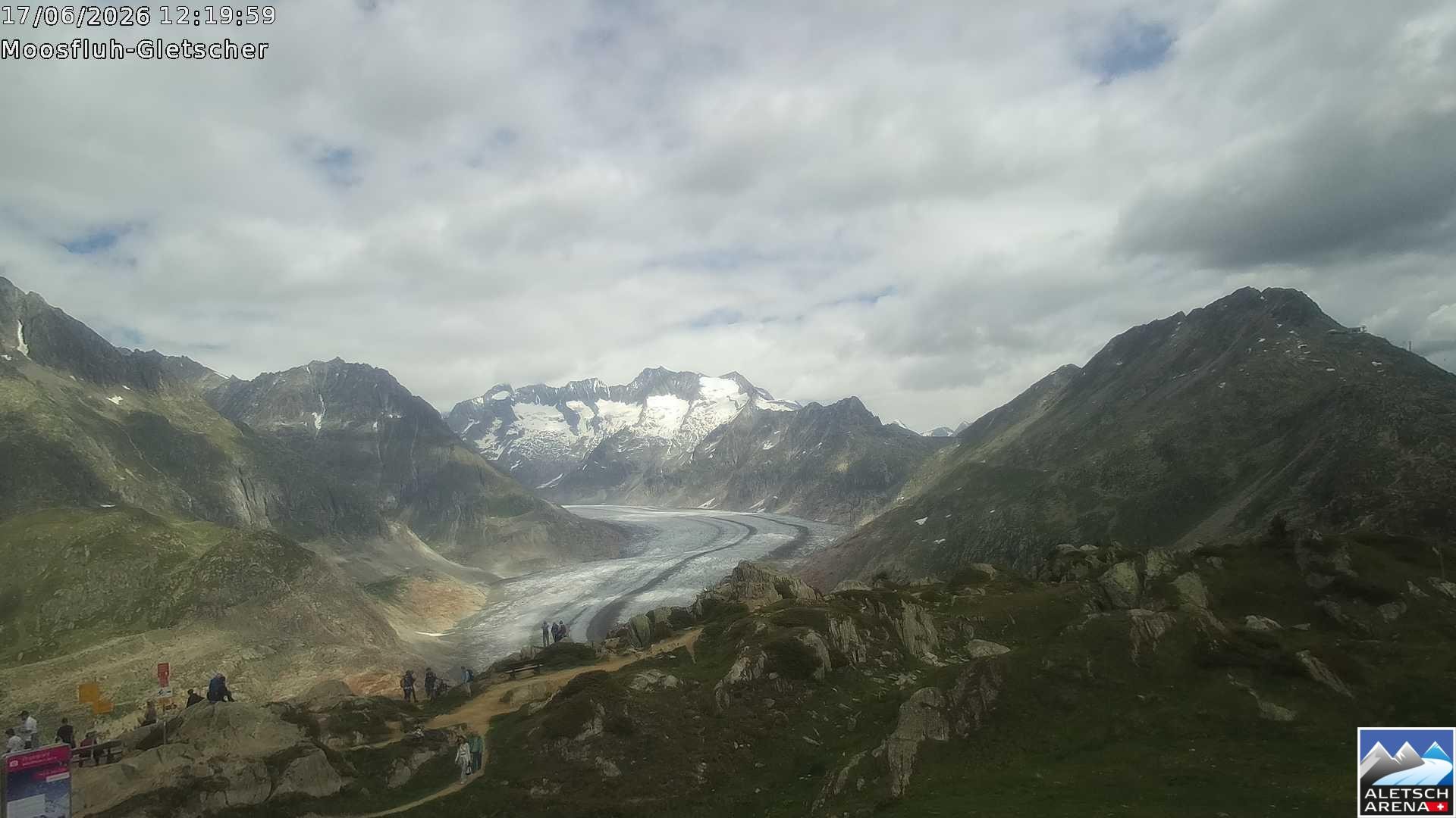 Archived image Webcam Moosfluh, Riederalp
