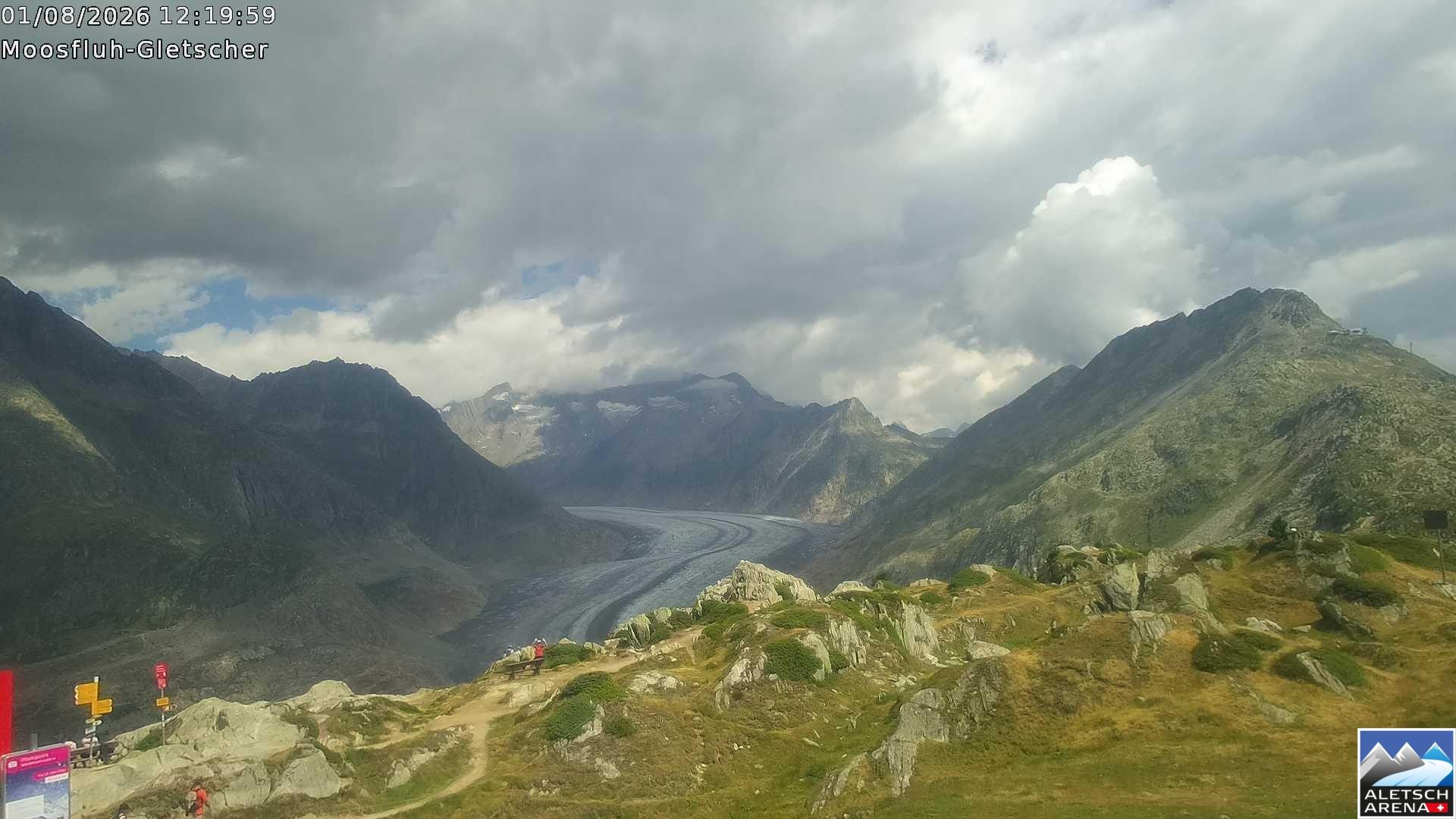 Archived image Webcam Moosfluh, Riederalp