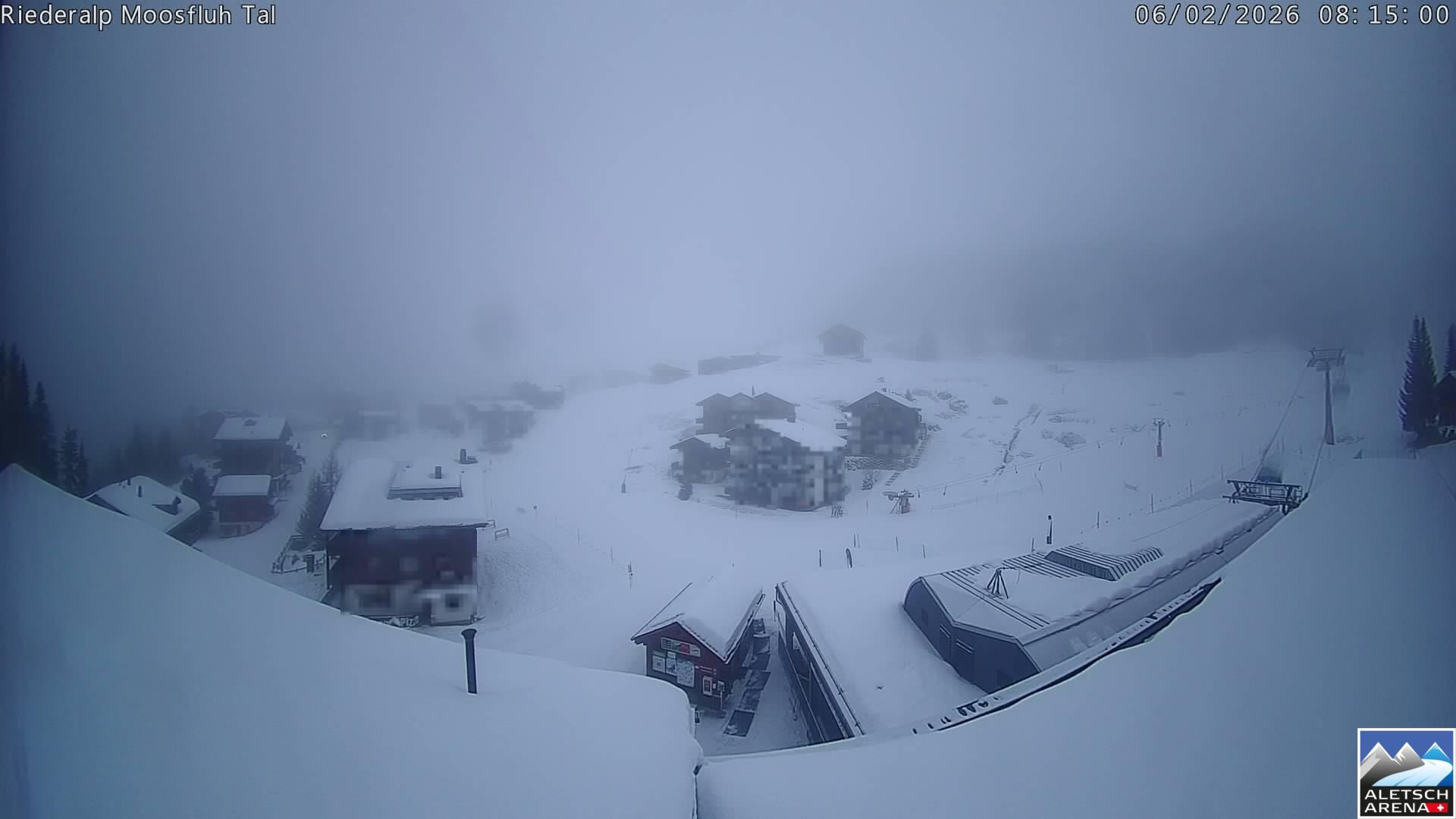 Archiv Foto Webcam Riederalp: Dorfmitte