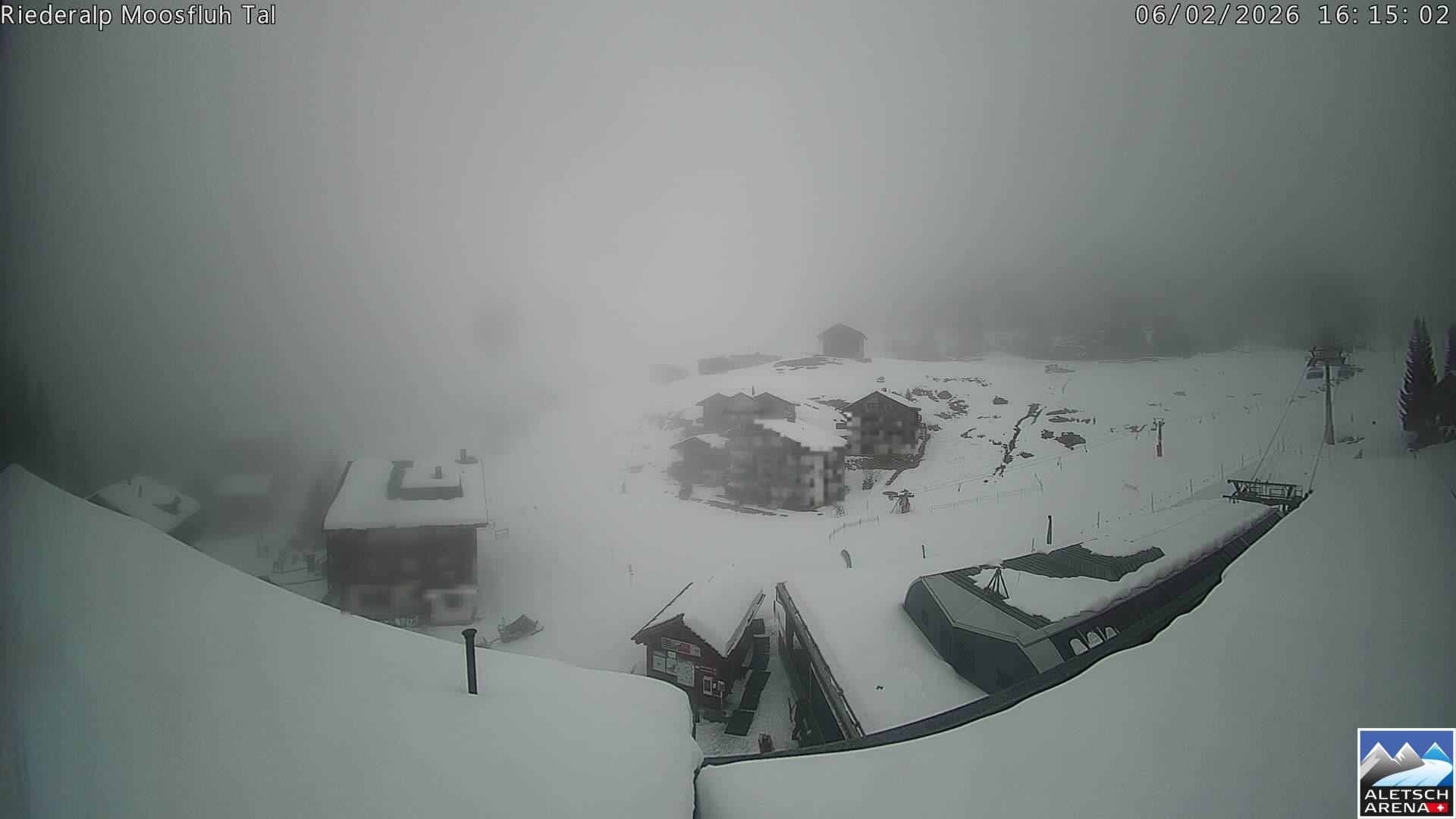 Archiv Foto Webcam Riederalp: Dorfmitte