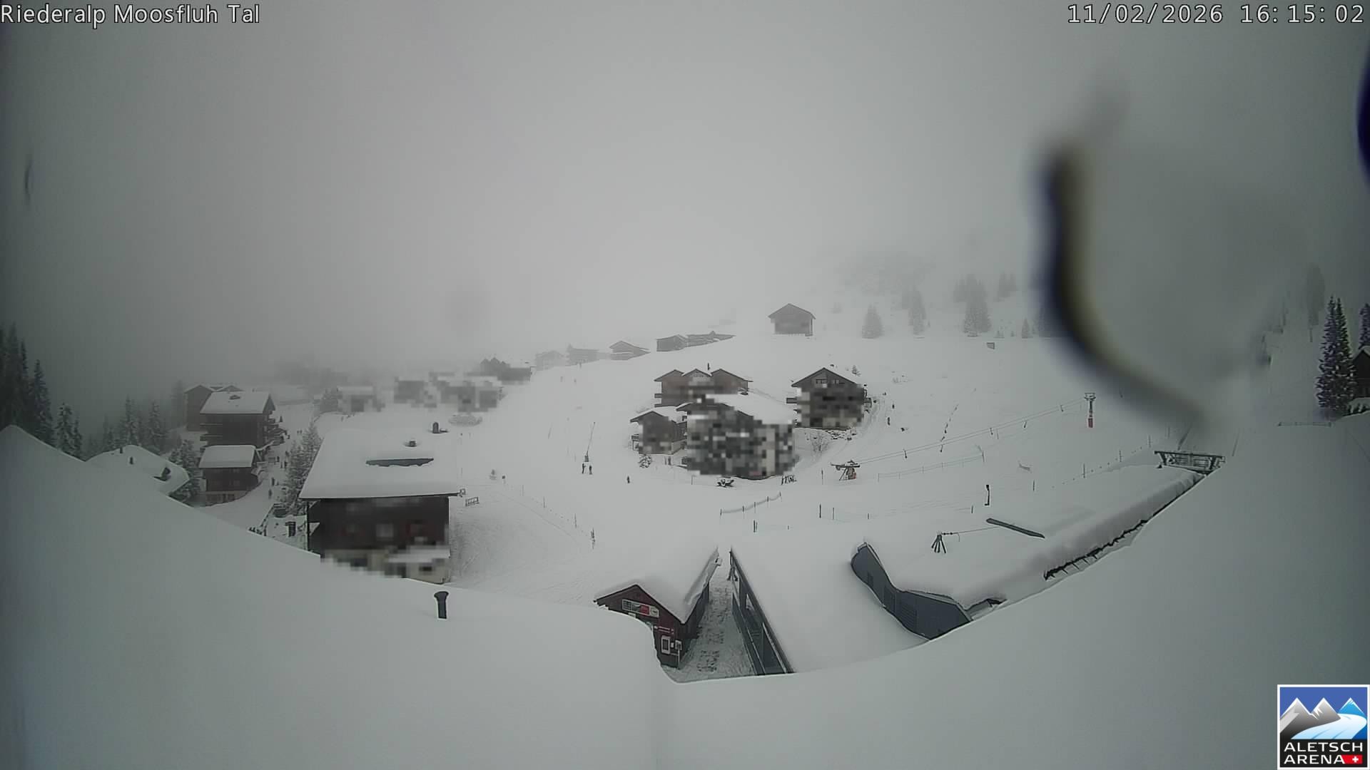 Archiv Foto Webcam Riederalp: Dorfmitte