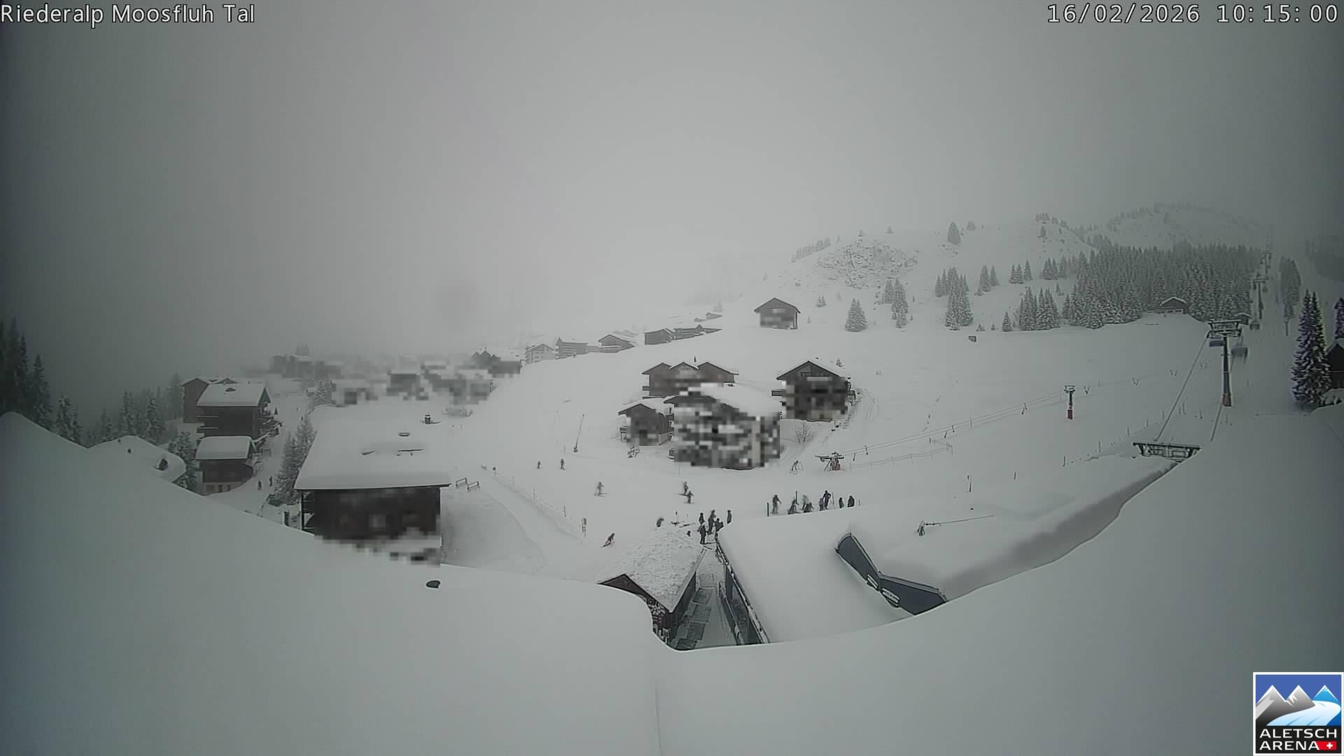 Archived image Webcam Riederalp - Village