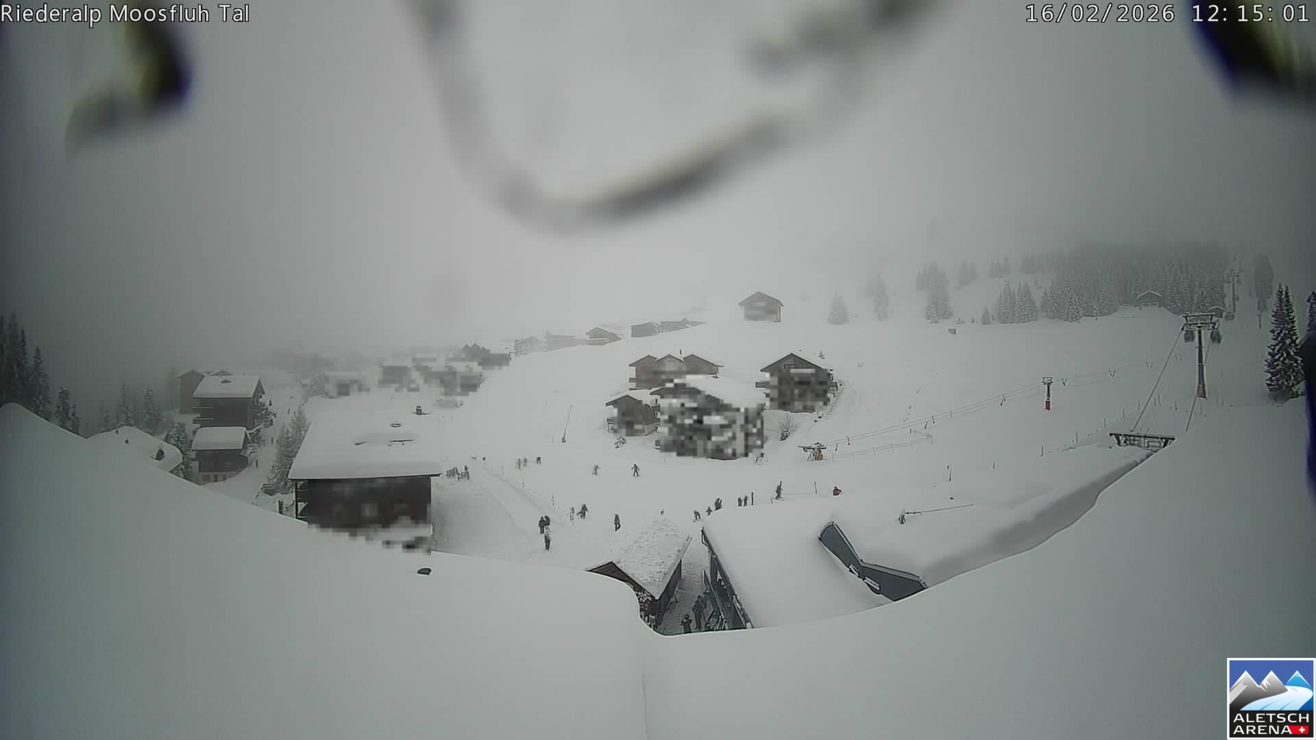 Archived image Webcam Riederalp - Village