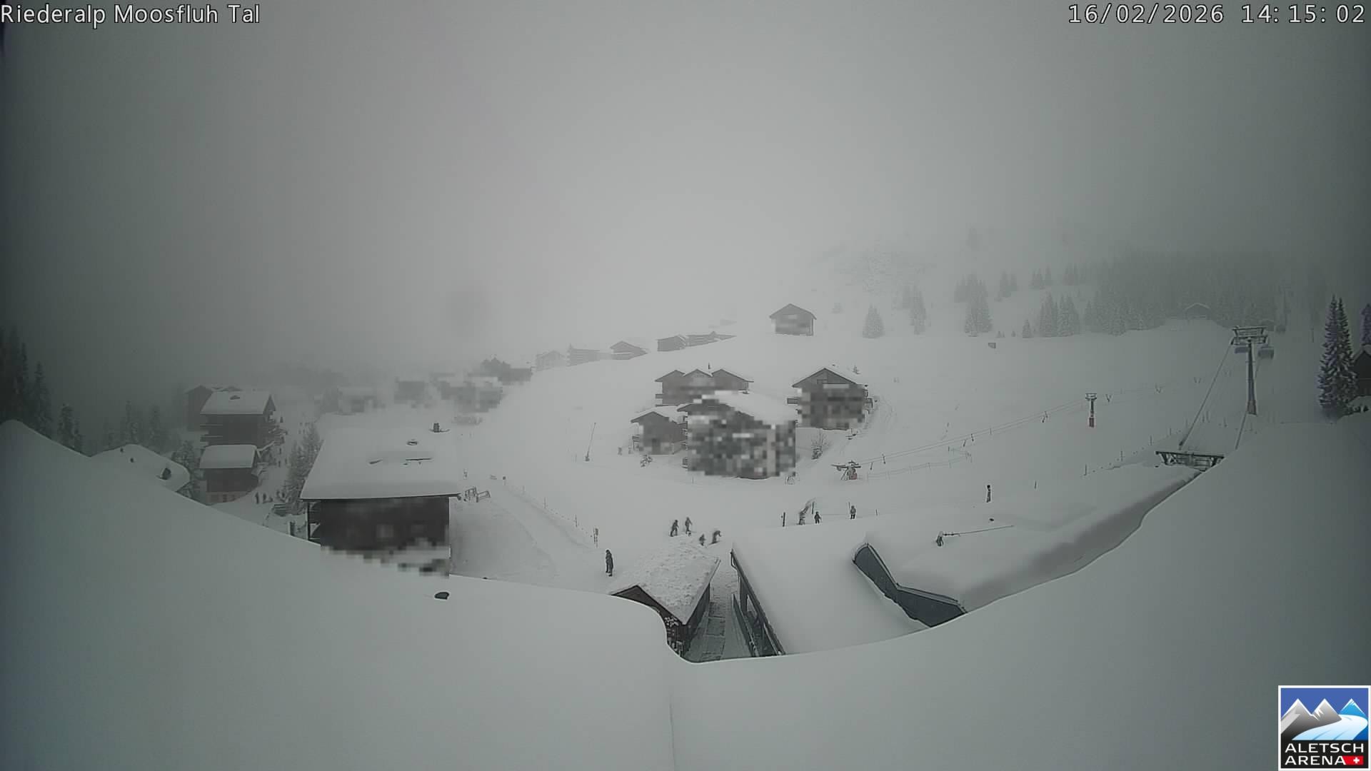 Archived image Webcam Riederalp - Village