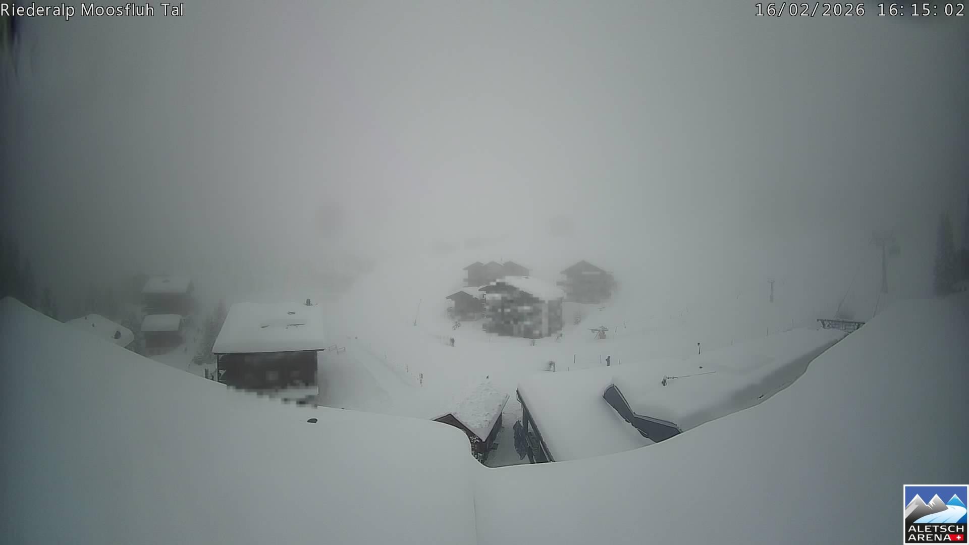 Archived image Webcam Riederalp - Village