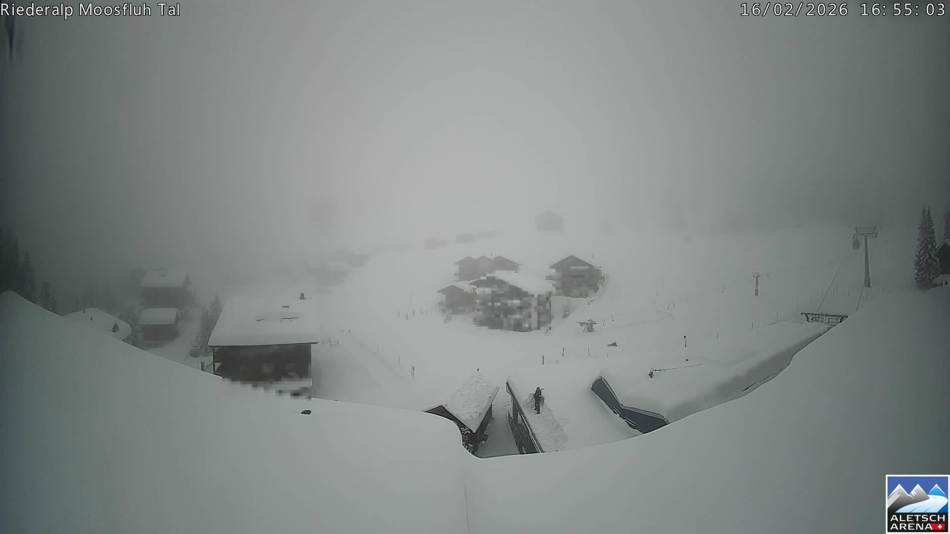 Archived image Webcam Riederalp - Village