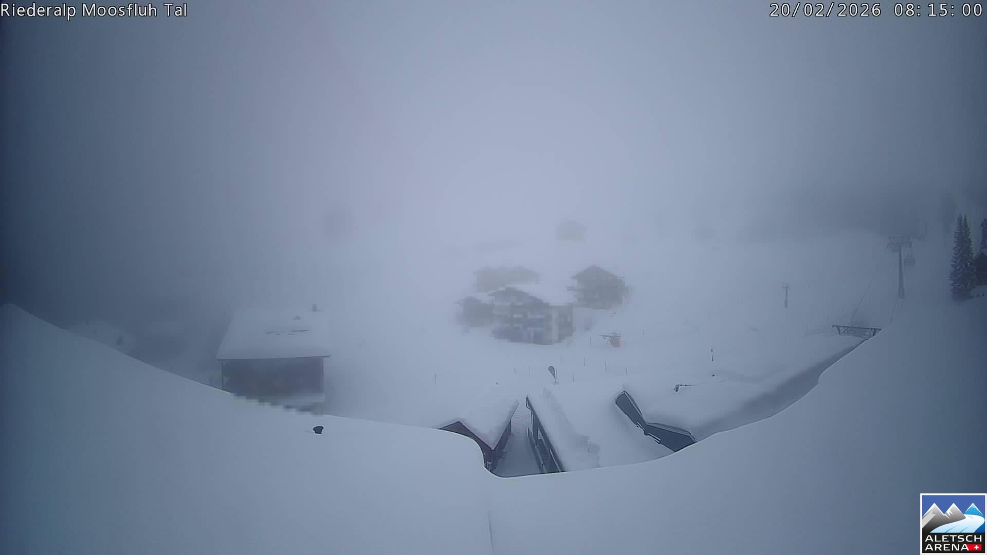 Archived image Webcam Riederalp - Village