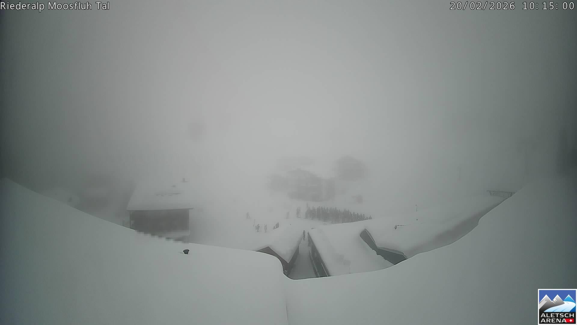 Archived image Webcam Riederalp - Village