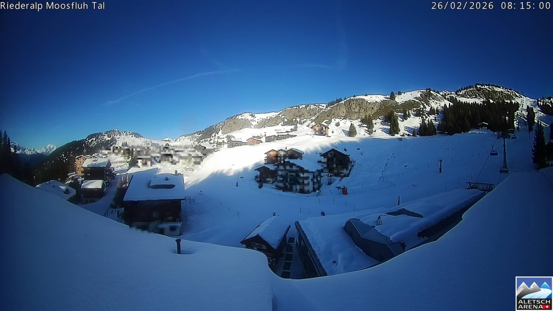 Archived image Webcam Riederalp - Village