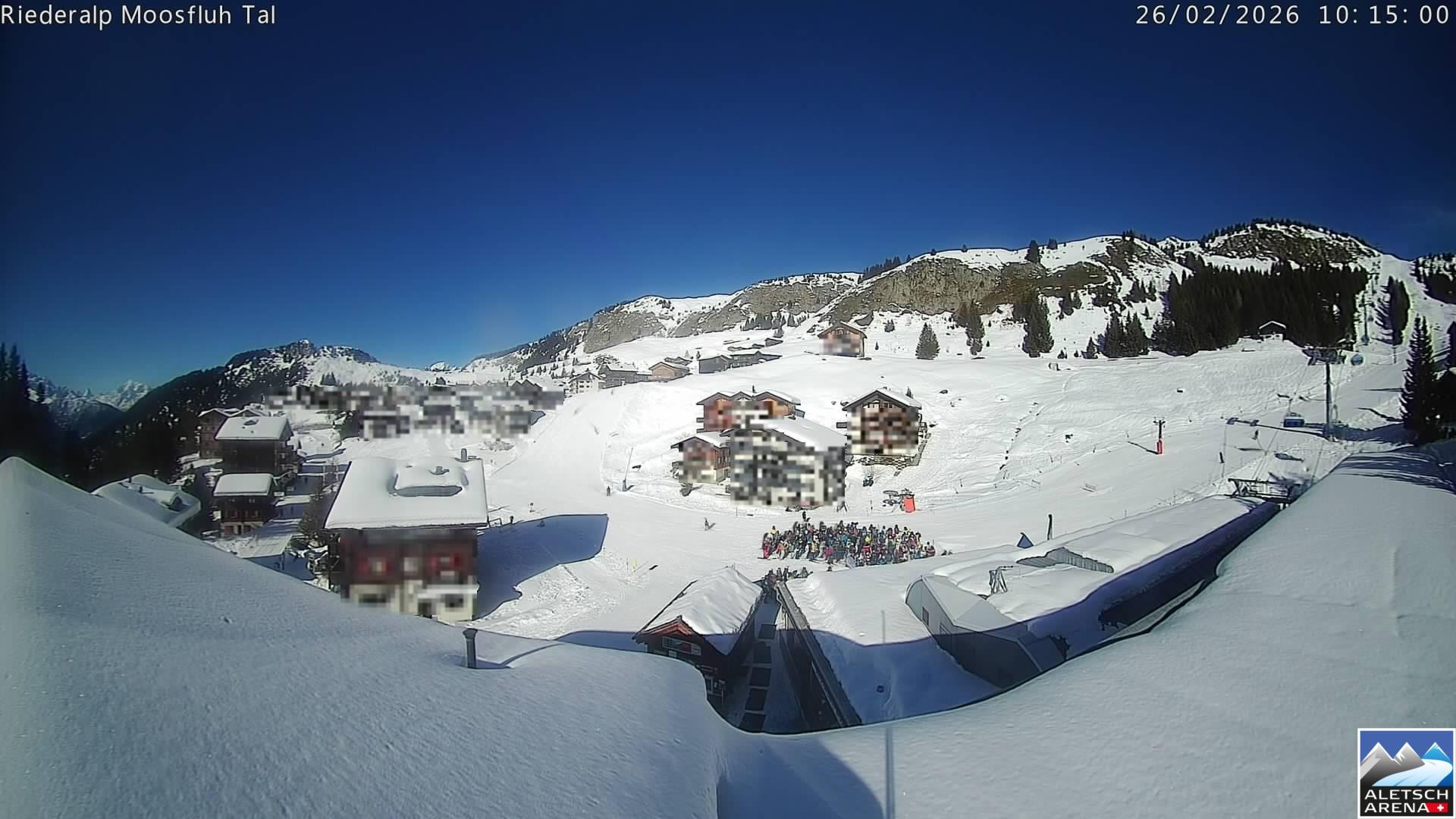 Archived image Webcam Riederalp - Village