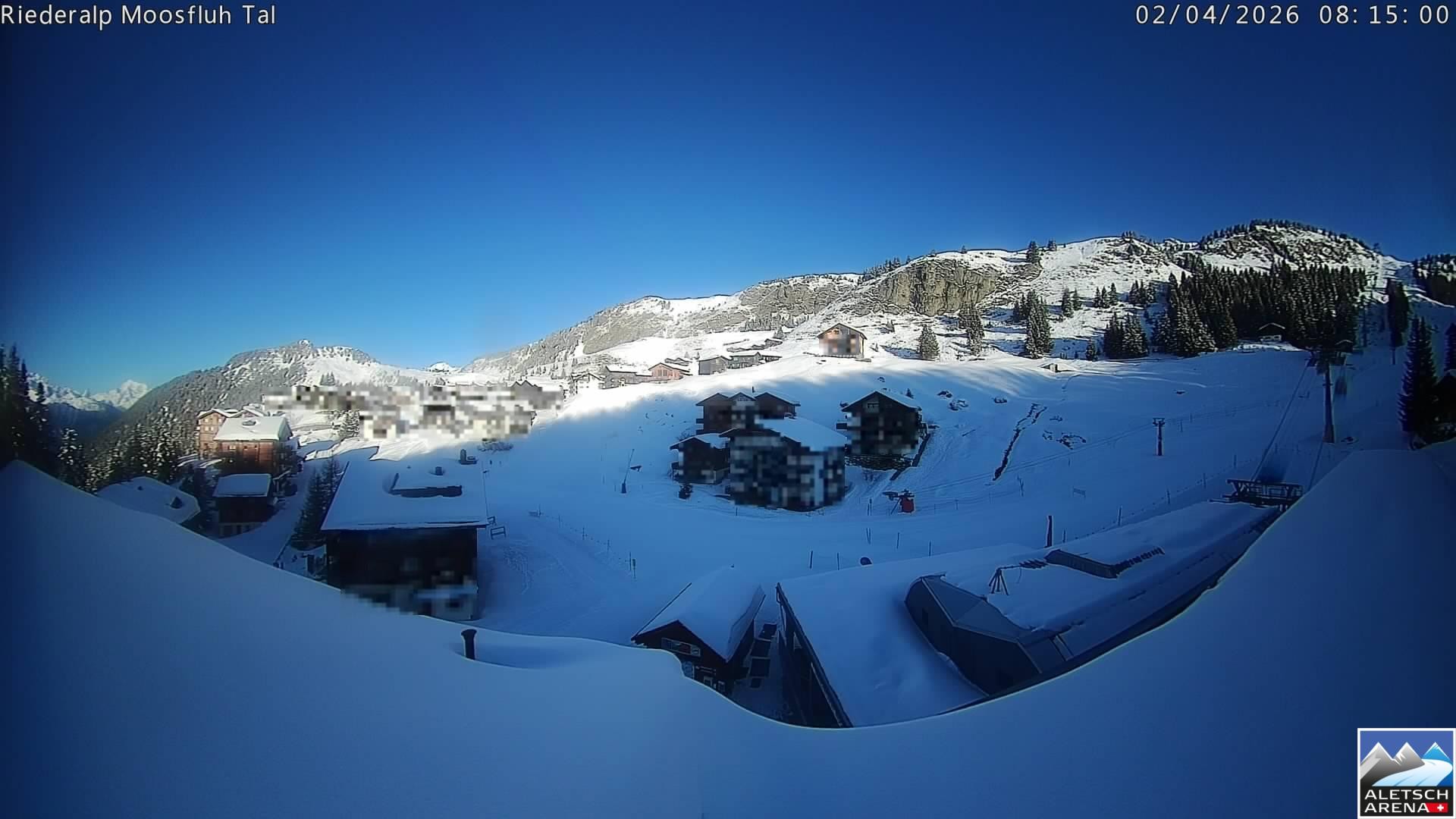 Archived image Webcam Riederalp - Village