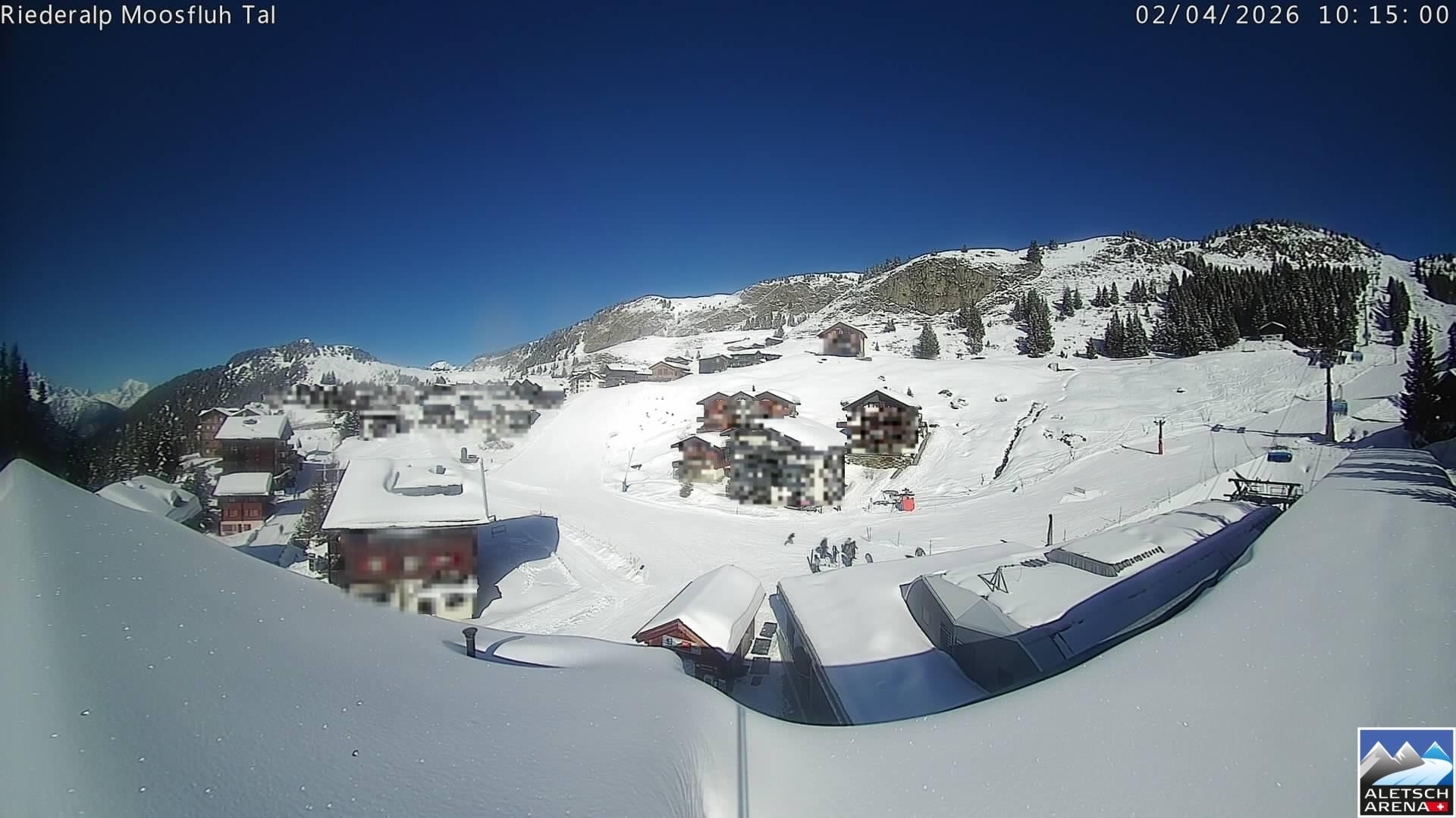 Archived image Webcam Riederalp - Village