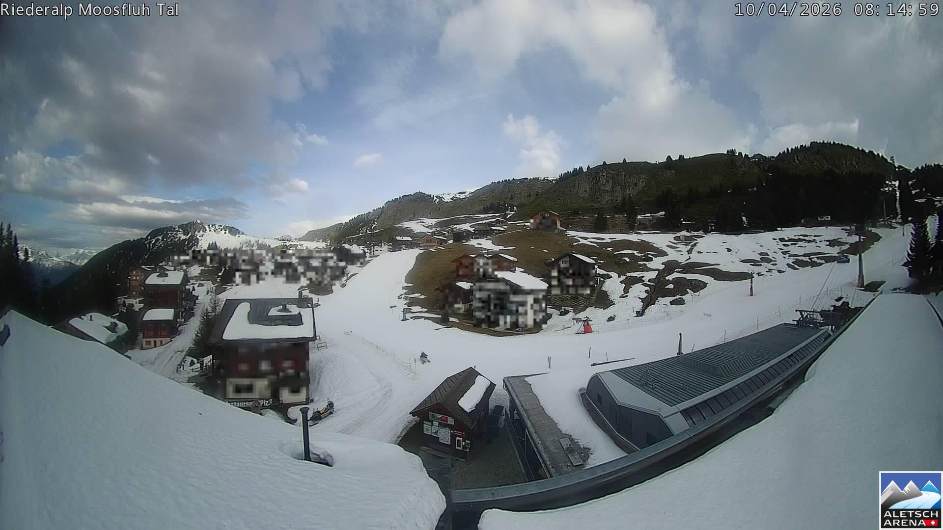 Archived image Webcam Riederalp - Village