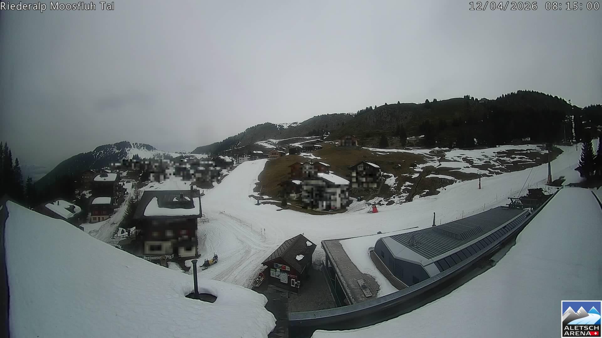 Archived image Webcam Riederalp - Village