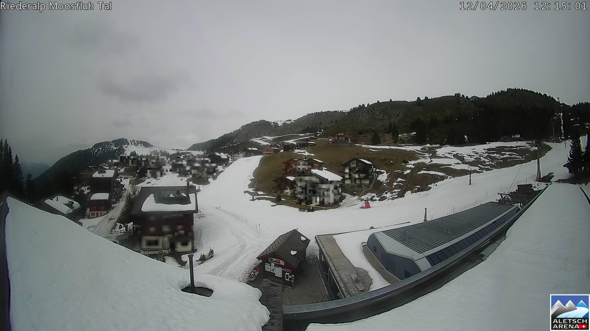 Archived image Webcam Riederalp - Village