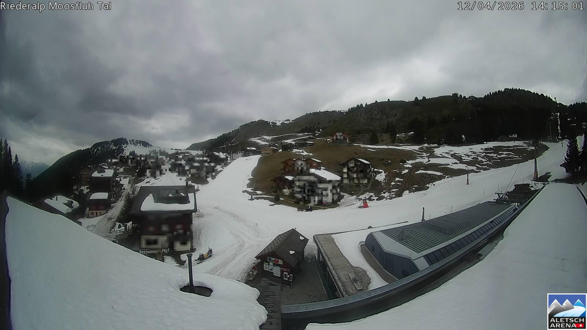 Archived image Webcam Riederalp - Village