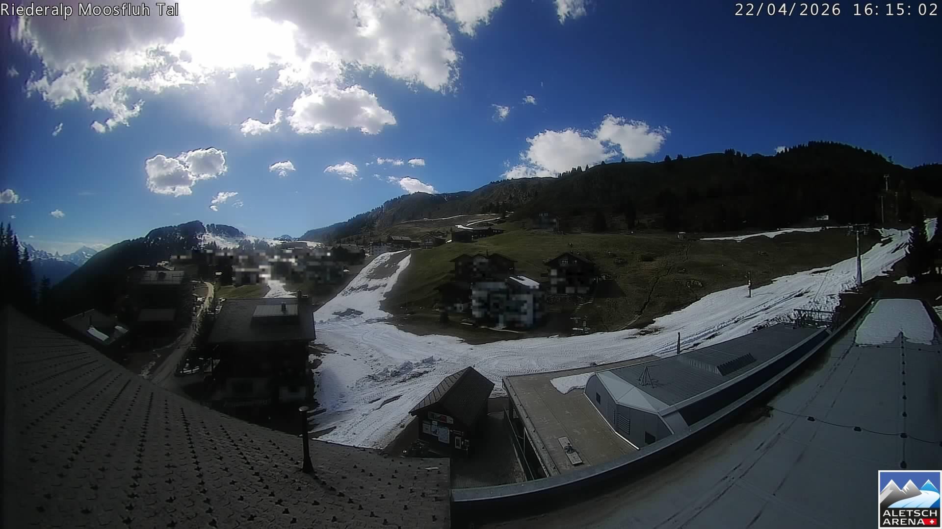 Archived image Webcam Riederalp - Village