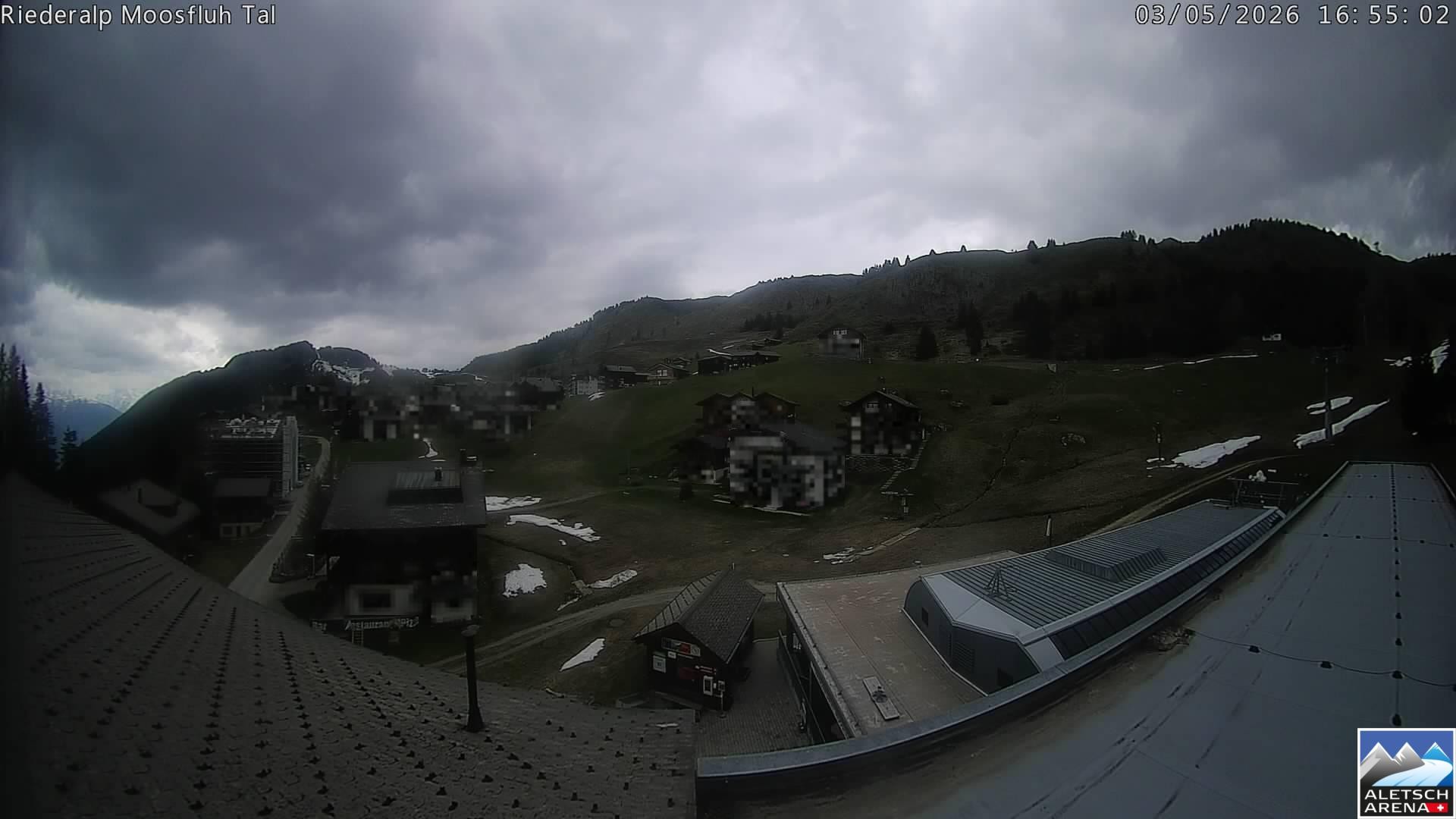 Archiv Foto Webcam Riederalp: Dorfmitte