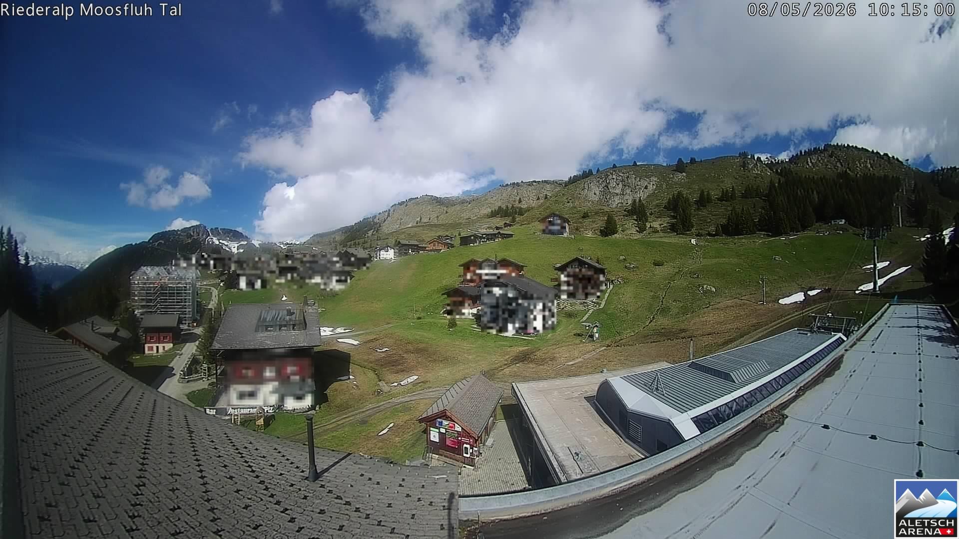 Archiv Foto Webcam Riederalp: Dorfmitte