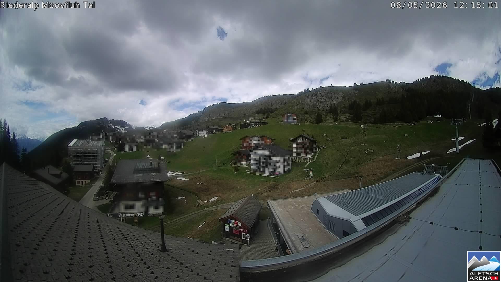 Archiv Foto Webcam Riederalp: Dorfmitte