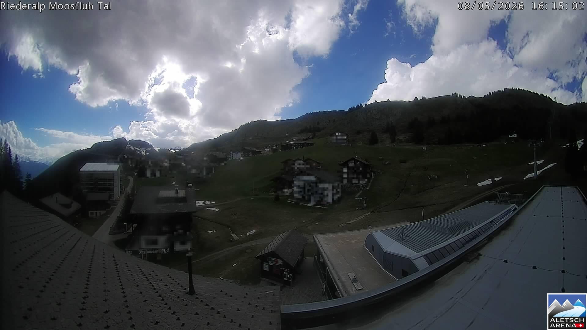 Archiv Foto Webcam Riederalp: Dorfmitte