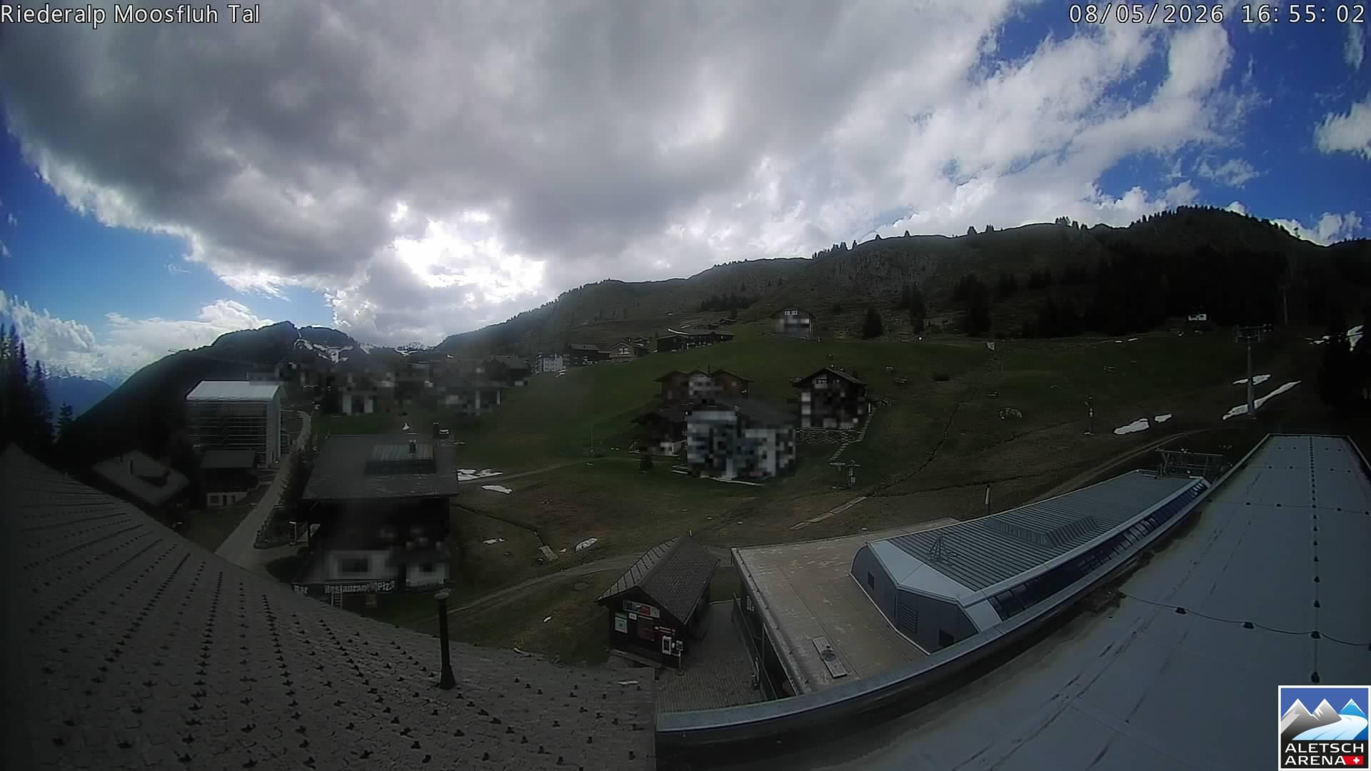 Archiv Foto Webcam Riederalp: Dorfmitte
