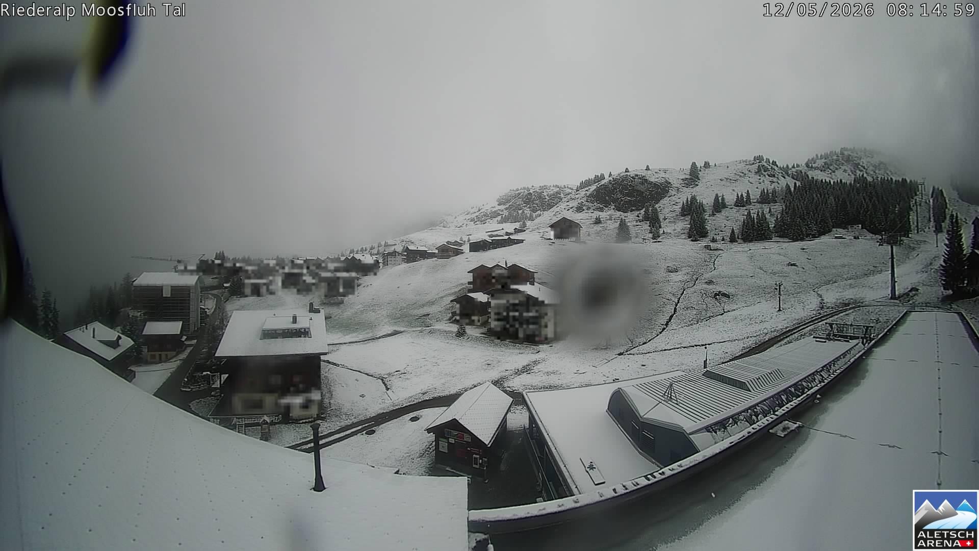 Archiv Foto Webcam Riederalp: Dorfmitte