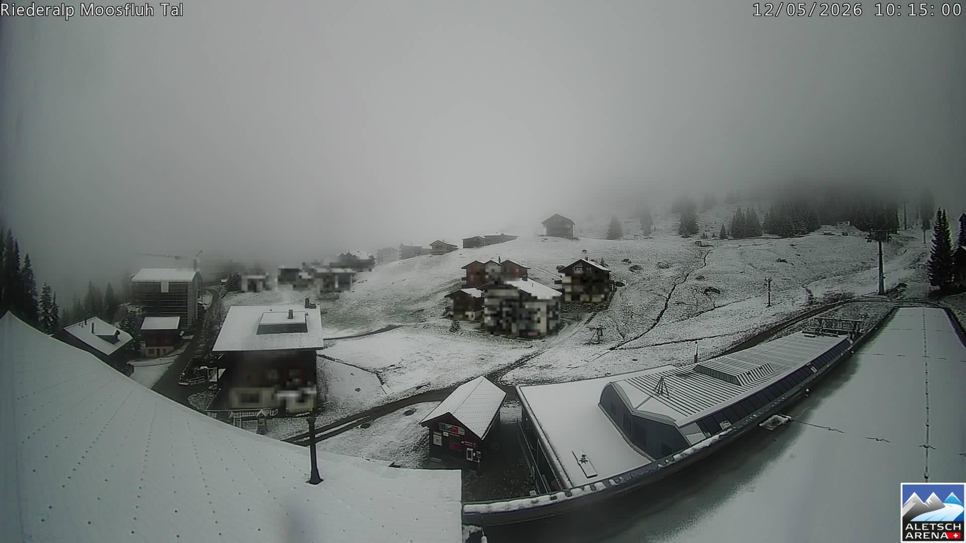 Archiv Foto Webcam Riederalp: Dorfmitte