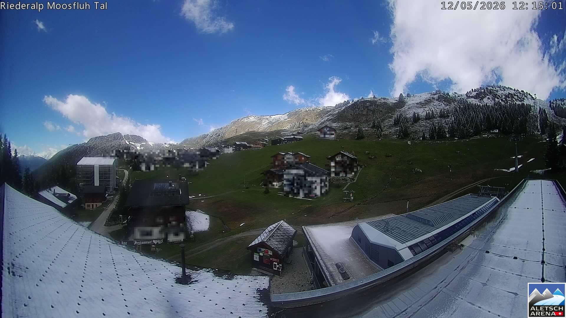 Archiv Foto Webcam Riederalp: Dorfmitte