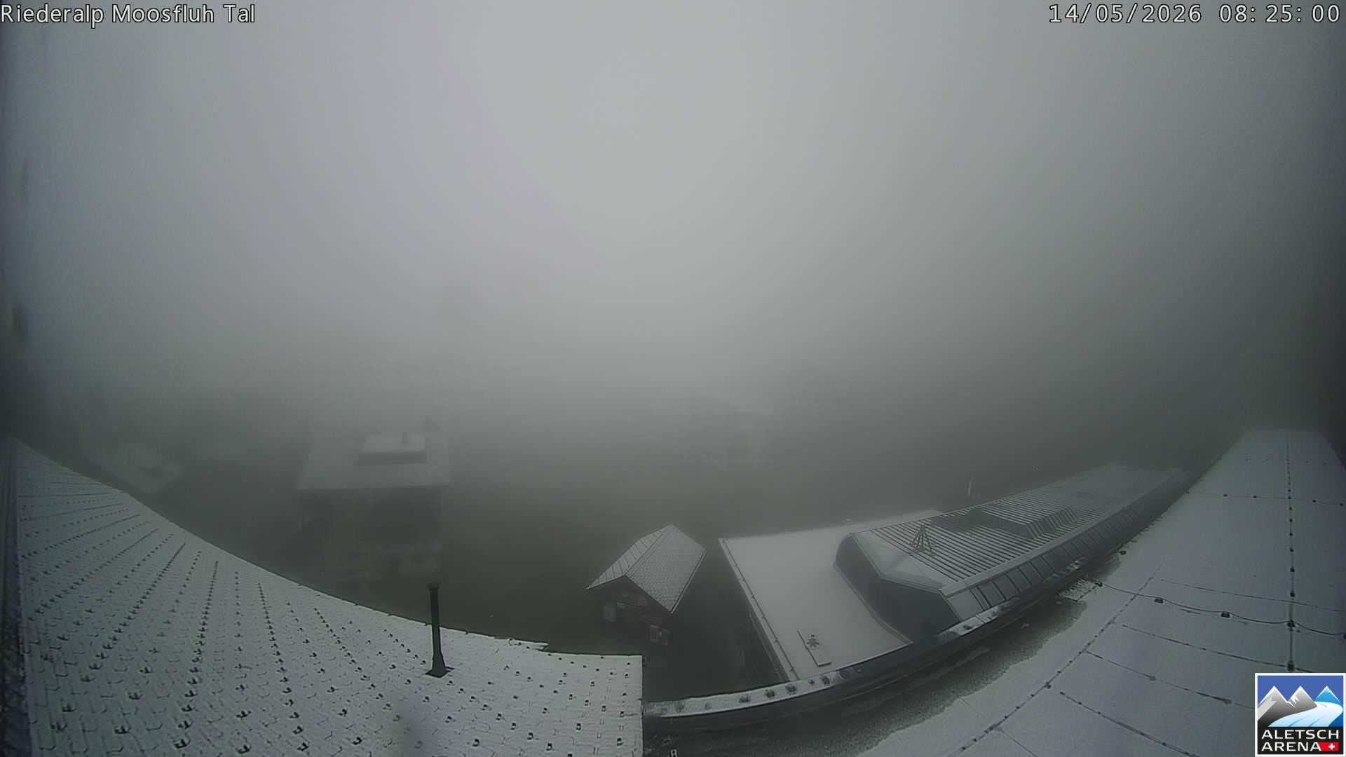 Archiv Foto Webcam Riederalp: Dorfmitte
