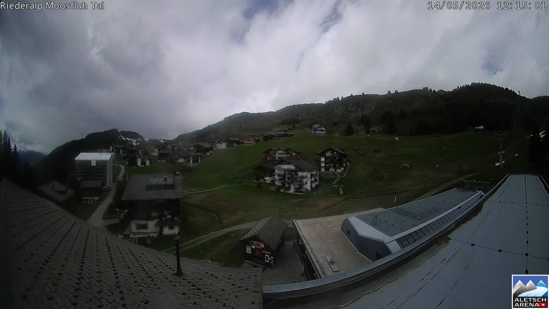 Archiv Foto Webcam Riederalp: Dorfmitte
