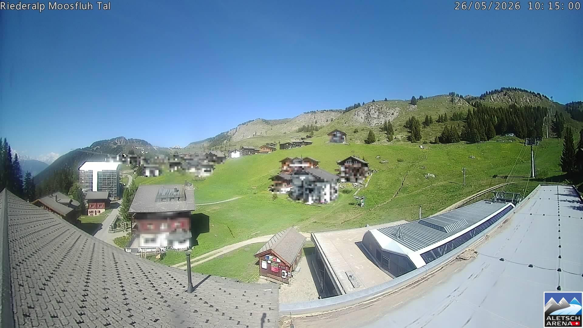 Archiv Foto Webcam Riederalp: Dorfmitte