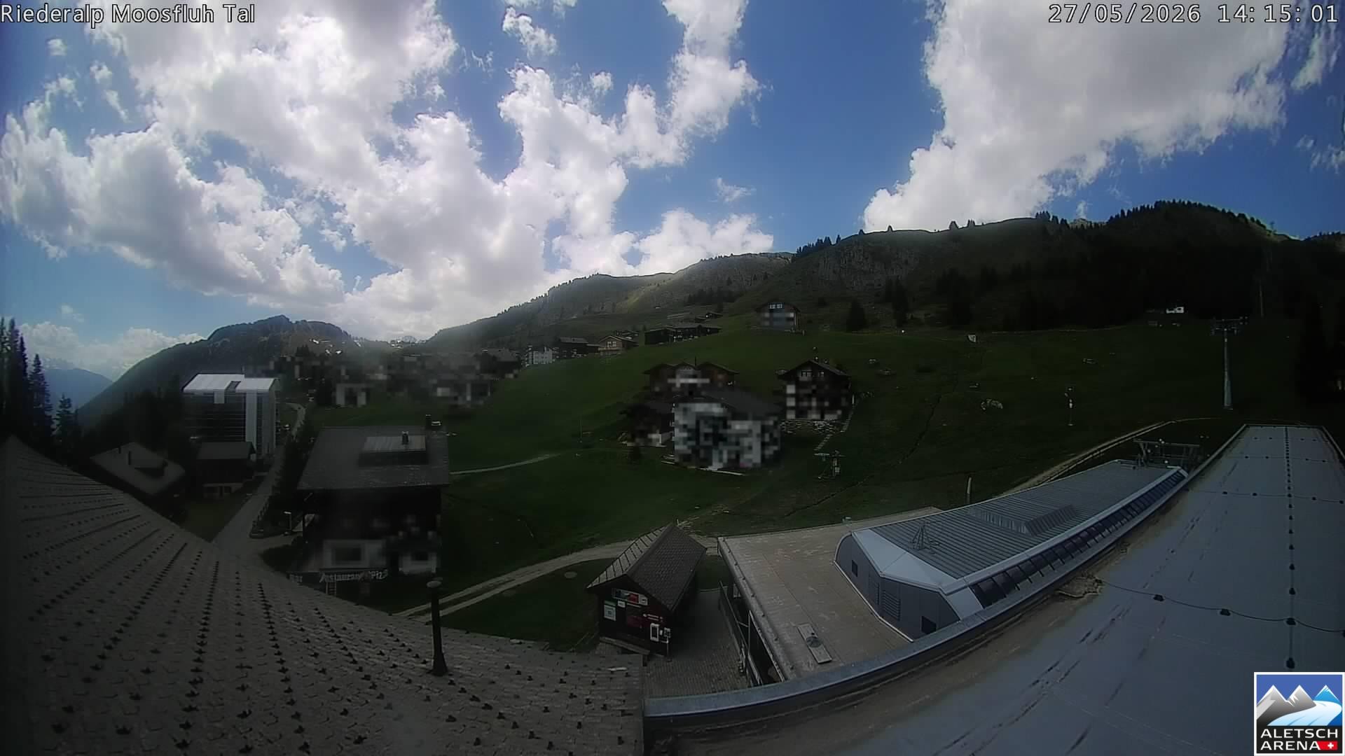 Archived image Webcam Riederalp - Village