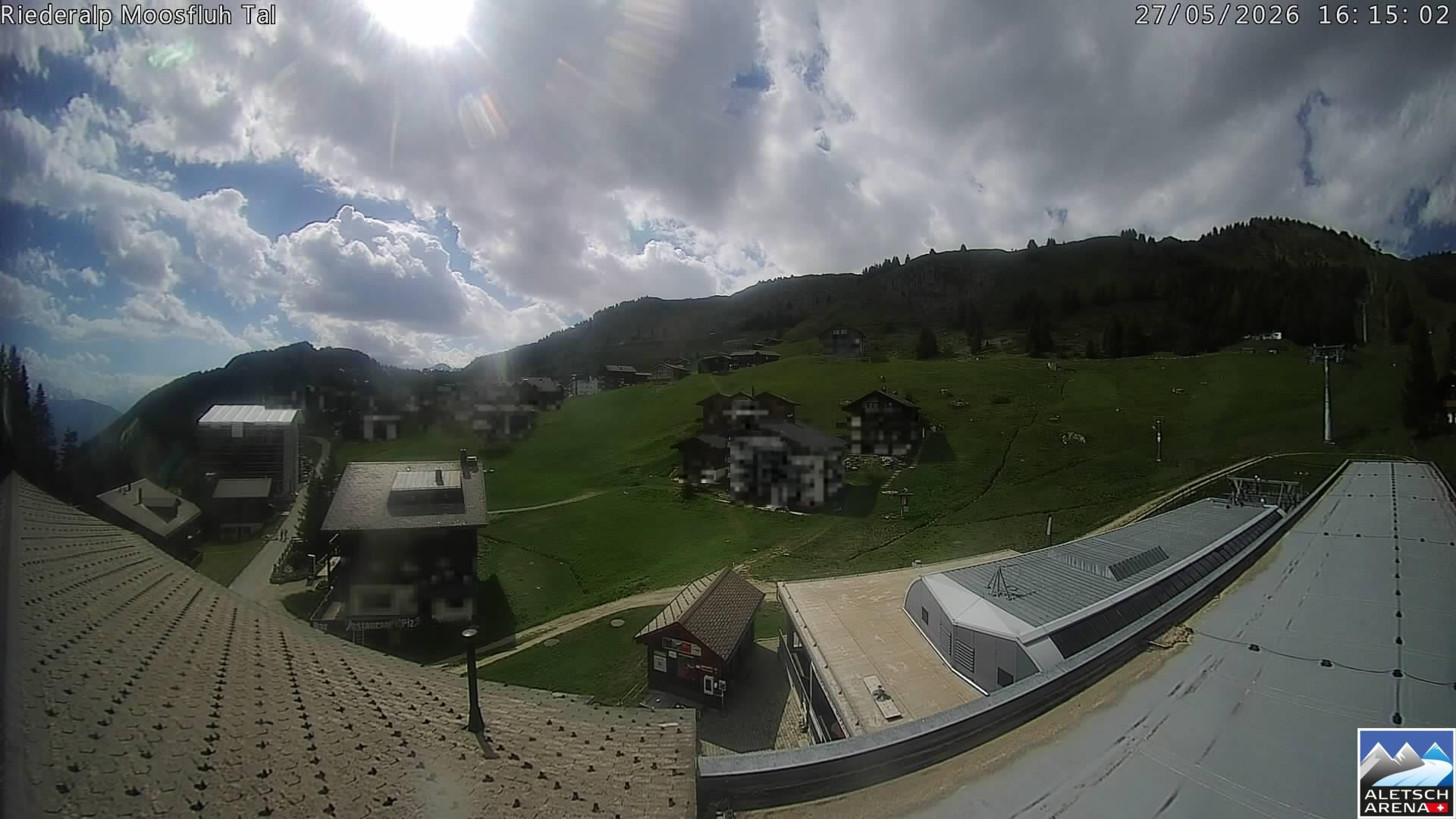 Archived image Webcam Riederalp - Village