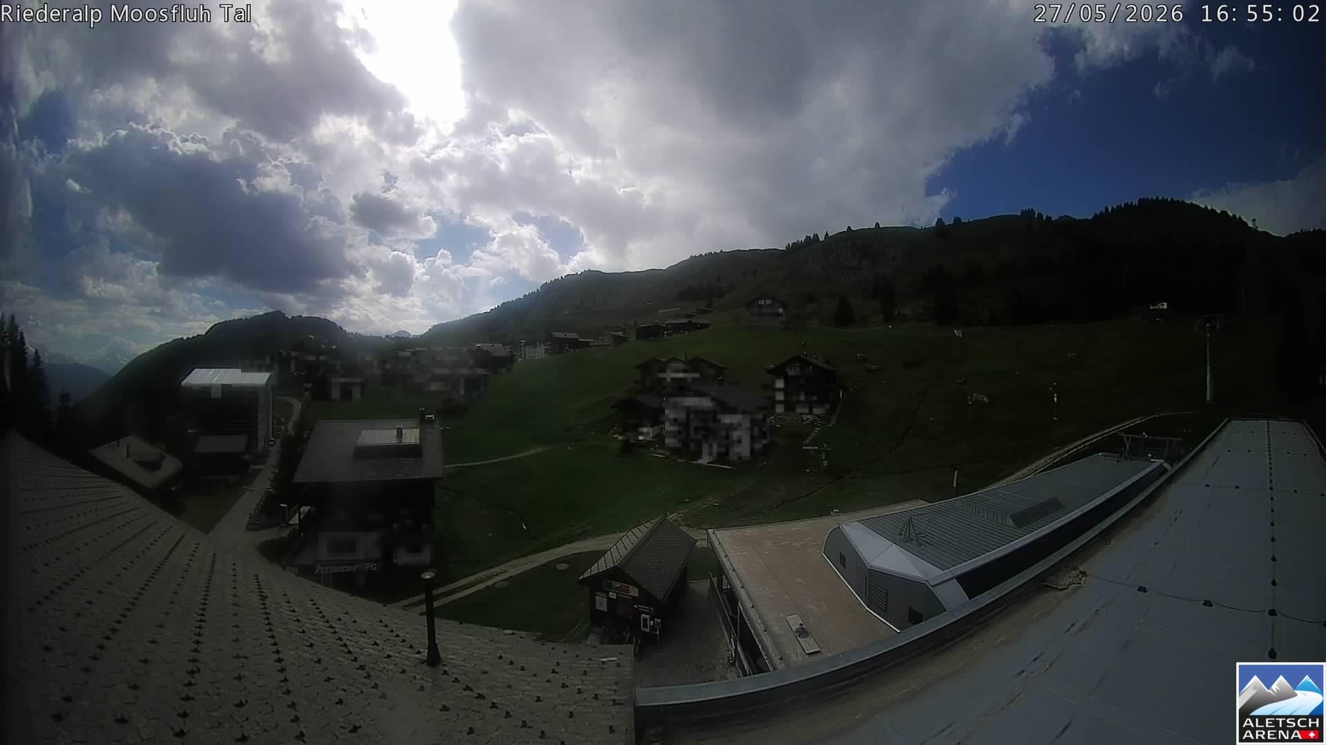 Archived image Webcam Riederalp - Village