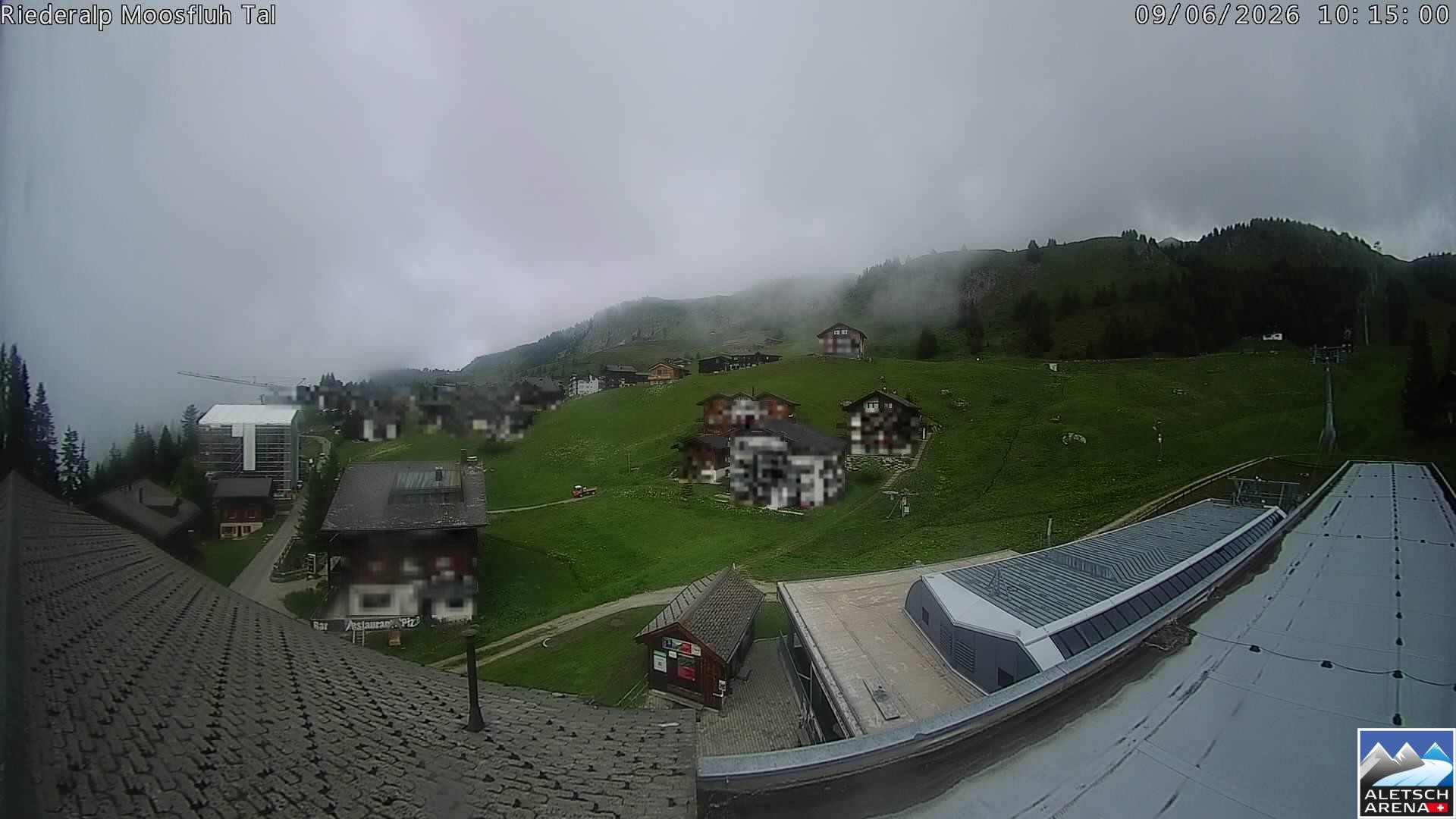 Archived image Webcam Riederalp - Village