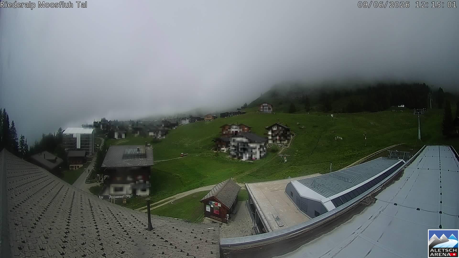 Archived image Webcam Riederalp - Village