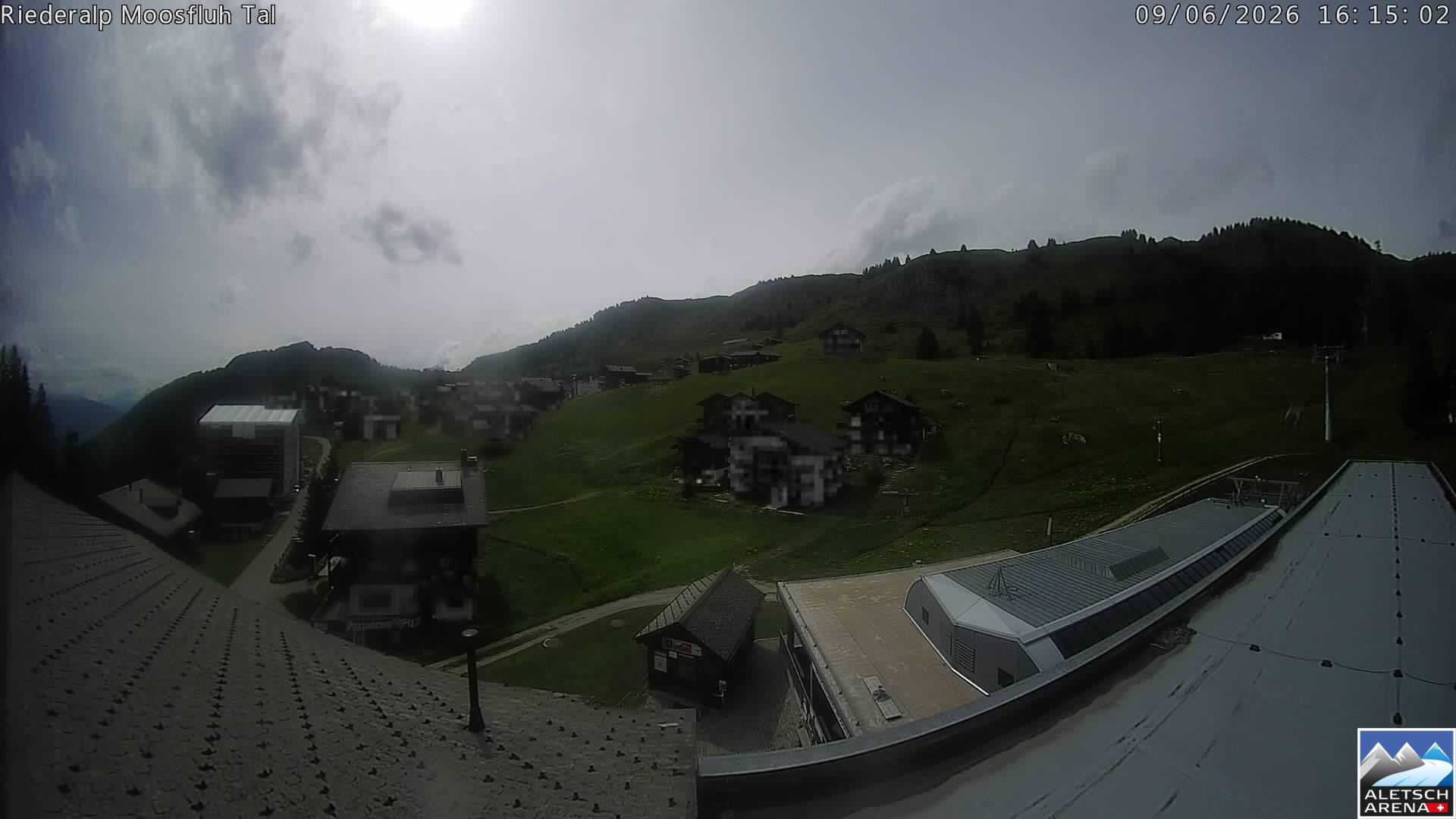 Archived image Webcam Riederalp - Village