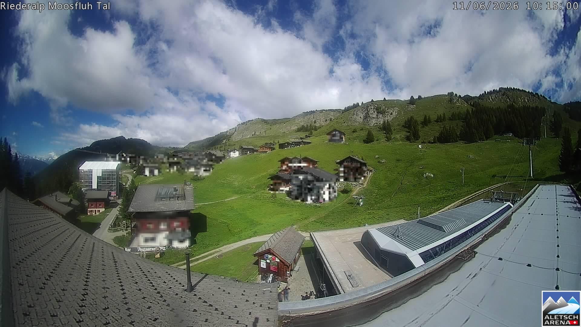 Archiv Foto Webcam Riederalp: Dorfmitte