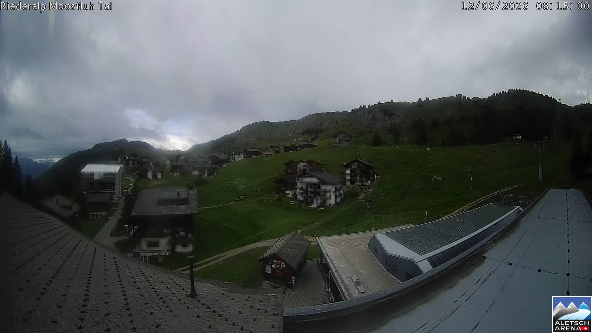 Archived image Webcam Riederalp - Village