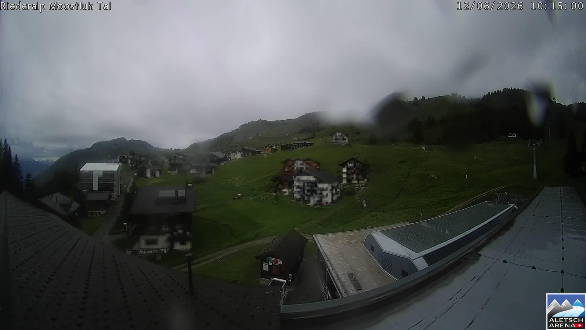 Archived image Webcam Riederalp - Village