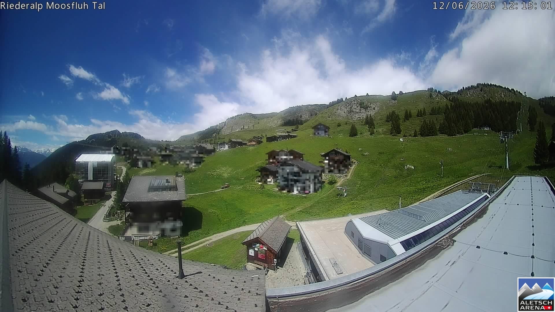Archived image Webcam Riederalp - Village