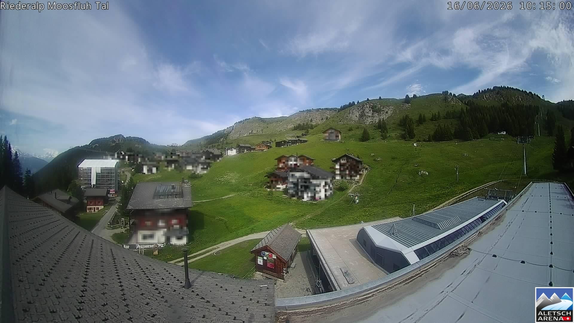 Archiv Foto Webcam Riederalp: Dorfmitte