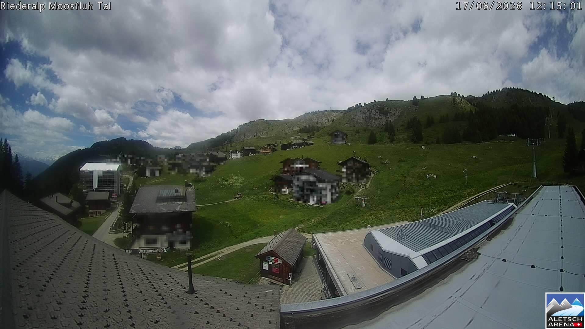 Archiv Foto Webcam Riederalp: Dorfmitte